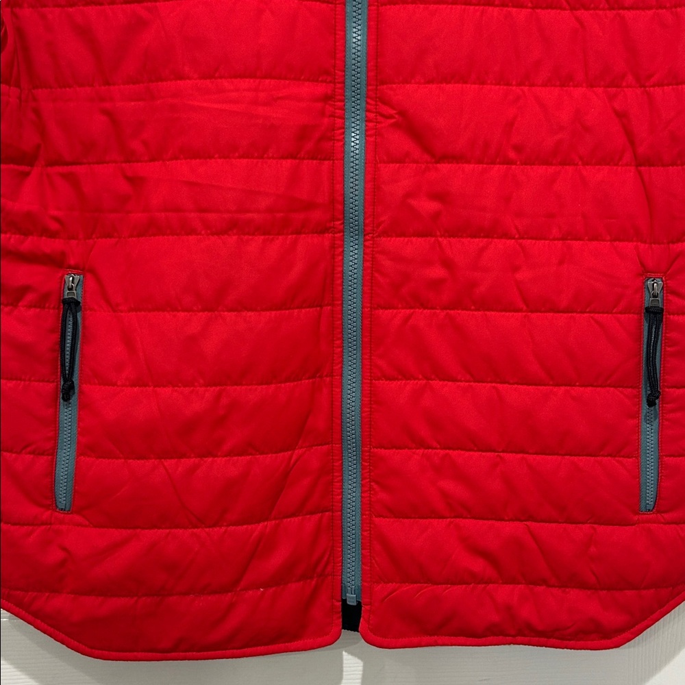 Howler Brothers Merlin Vest Men’s L Lightweight Quilted Red Grayish Green NWOT - Picture 6 of 15